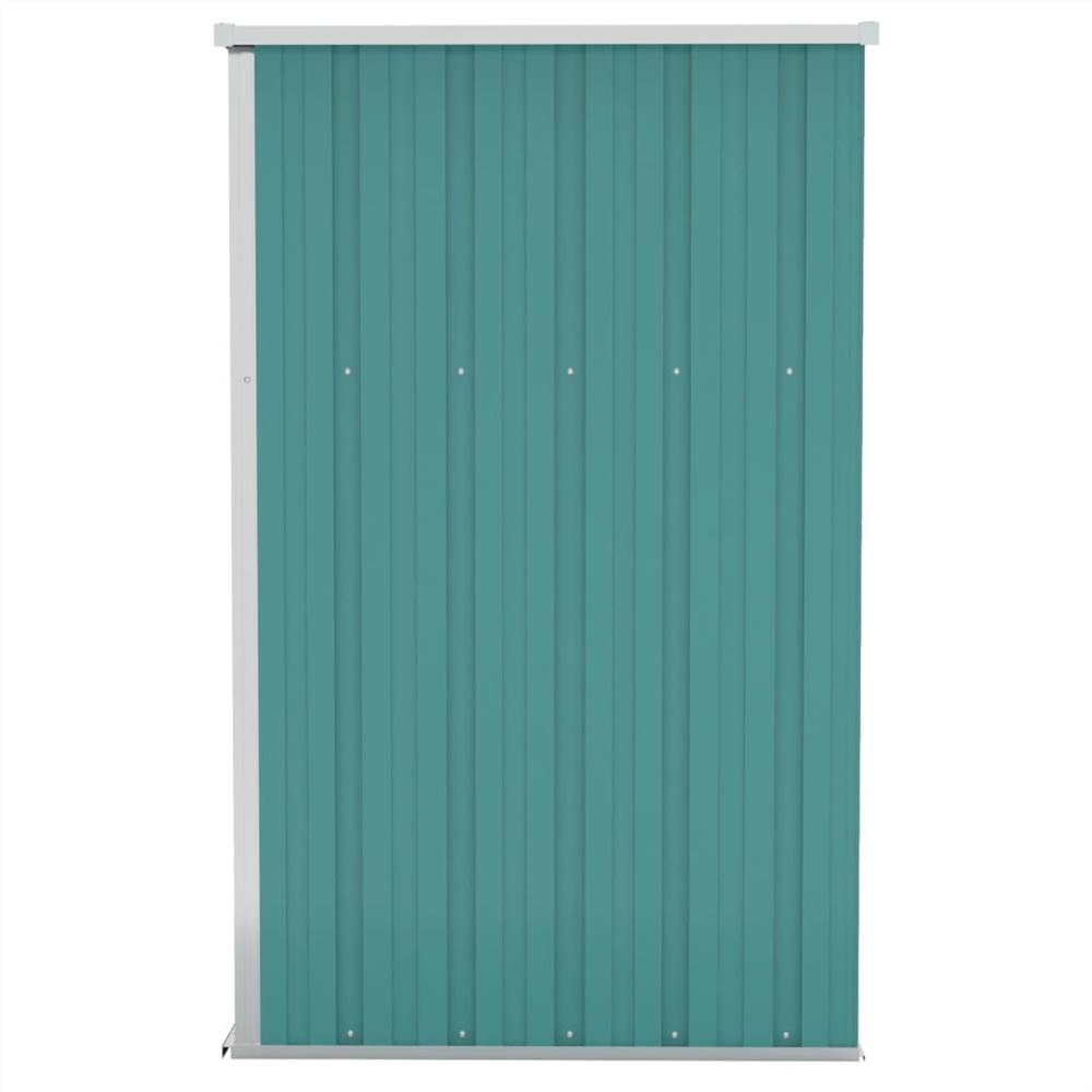Wall-mounted Garden Shed Green 118x100x178 cm Galvanised Steel Wall-mounted Garden Shed Green 118x100x178 Cm Galvanised Steel -Room Wall mounted Garden Shed Green 118x100x178 cm Galvanised Steel 516030 3