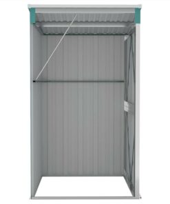 Wall-mounted Garden Shed Green 118x100x178 Cm Galvanised Steel 7 Wall-mounted Garden Shed Green 118x100x178 Cm Galvanised Steel -Room Wall mounted Garden Shed Green 118x100x178 cm Galvanised Steel 516030 5