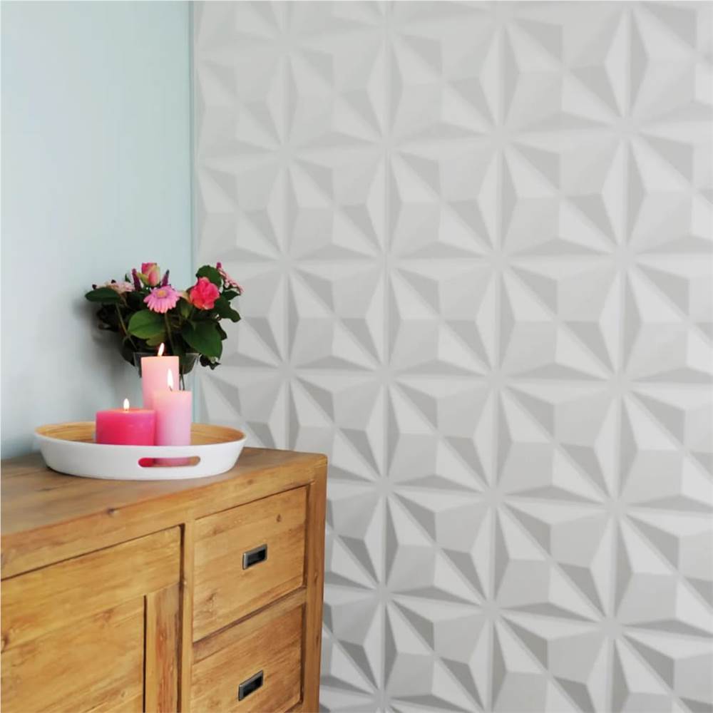 WallArt 3D Wall Panels Cullinans 12 pcs GA-WA17 WallArt 3D Wall Panels Cullinans 12 Pcs GA-WA17 -Room WallArt 3D Wall Panels Cullinans 12 pcs GA WA17 443442 3