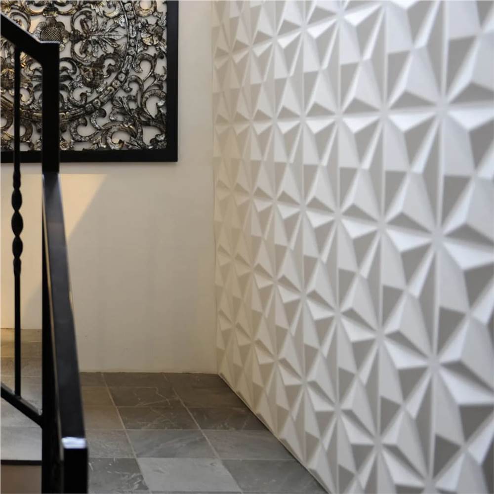 WallArt 3D Wall Panels Cullinans 12 pcs GA-WA17 WallArt 3D Wall Panels Cullinans 12 Pcs GA-WA17 -Room WallArt 3D Wall Panels Cullinans 12 pcs GA WA17 443442 5
