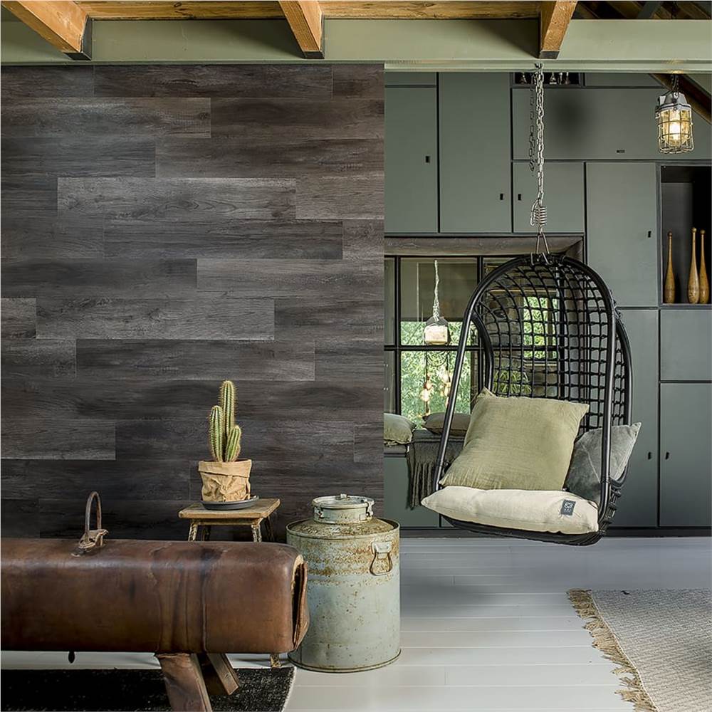 WallArt Wood Look Planks 30 pcs GL-WA33 Barnwood Oak Charcoal Black WallArt Wood Look Planks 30 Pcs GL-WA33 Barnwood Oak Charcoal Black -Room WallArt Wood Look Planks 30 pcs GL WA33 Barnwood Oak Charcoal Black 483438 0