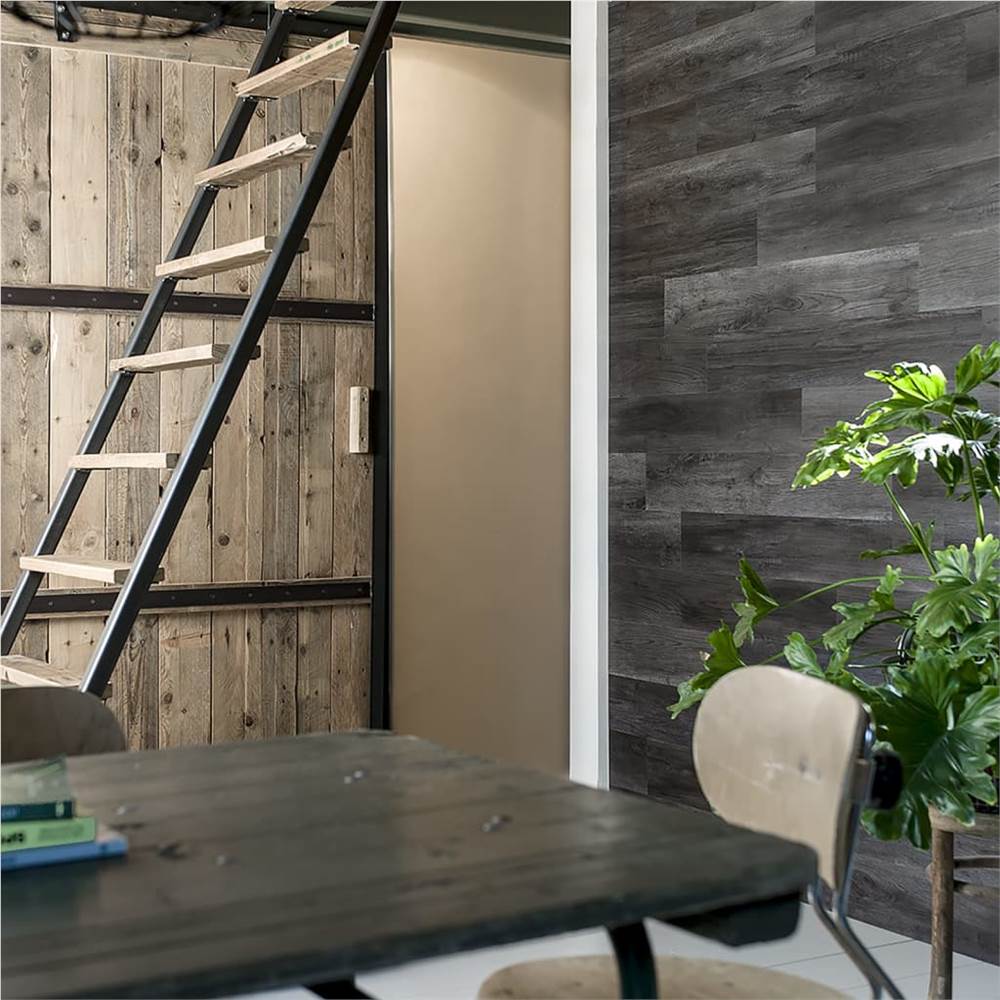 WallArt Wood Look Planks 30 pcs GL-WA33 Barnwood Oak Charcoal Black WallArt Wood Look Planks 30 Pcs GL-WA33 Barnwood Oak Charcoal Black -Room WallArt Wood Look Planks 30 pcs GL WA33 Barnwood Oak Charcoal Black 483438 5