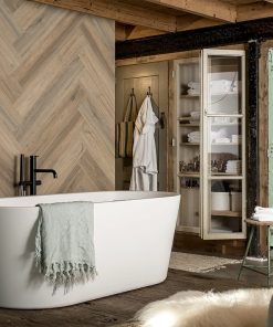 WallArt Wood Look Planks Natural Oak Latte Brown