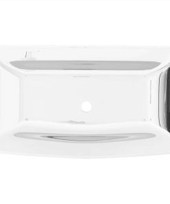 Wash Basin 71x38x13,5 Cm Ceramic Silver 4 Wash Basin 71x38x13,5 Cm Ceramic Silver -Room Wash Basin 71x38x13 5 cm Ceramic Silver 454752 2