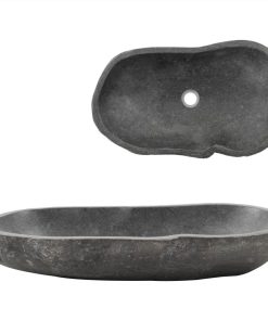 Wash Basin River Stone Oval 60-70 Cm