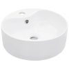 Wash Basin With Overflow 36x13 Cm Ceramic White 2 Wash Basin With Overflow 36x13 Cm Ceramic White -Room Wash Basin with Overflow 36x13 cm Ceramic White 445025 0