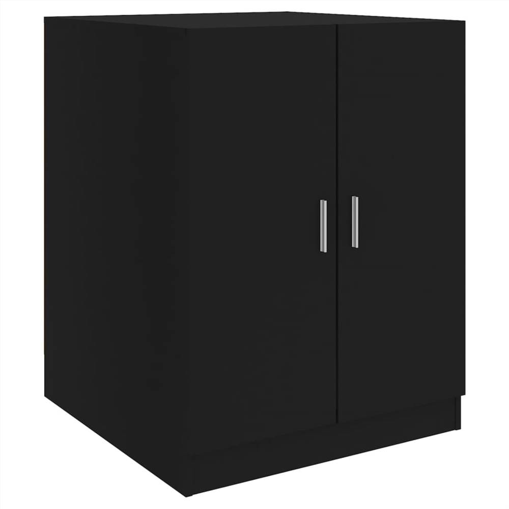 Washing Machine Cabinet Black 71x71.5x91.5 cm Washing Machine Cabinet Black 71x71.5x91.5 Cm -Room Washing Machine Cabinet Black 71x71 5x91 5 cm 486800 1