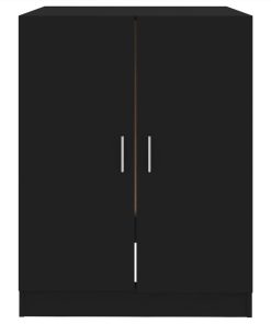 Washing Machine Cabinet Black 71x71.5x91.5 Cm 6 Washing Machine Cabinet Black 71x71.5x91.5 Cm -Room Washing Machine Cabinet Black 71x71 5x91 5 cm 486800 4