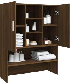 Washing Machine Cabinet Brown Oak 70.5x25.5x90 Cm -Room Washing Machine Cabinet Brown Oak 70 5x25 5x90 cm 515007 3