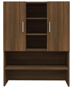 Washing Machine Cabinet Brown Oak 70.5x25.5x90 Cm -Room Washing Machine Cabinet Brown Oak 70 5x25 5x90 cm 515007 5
