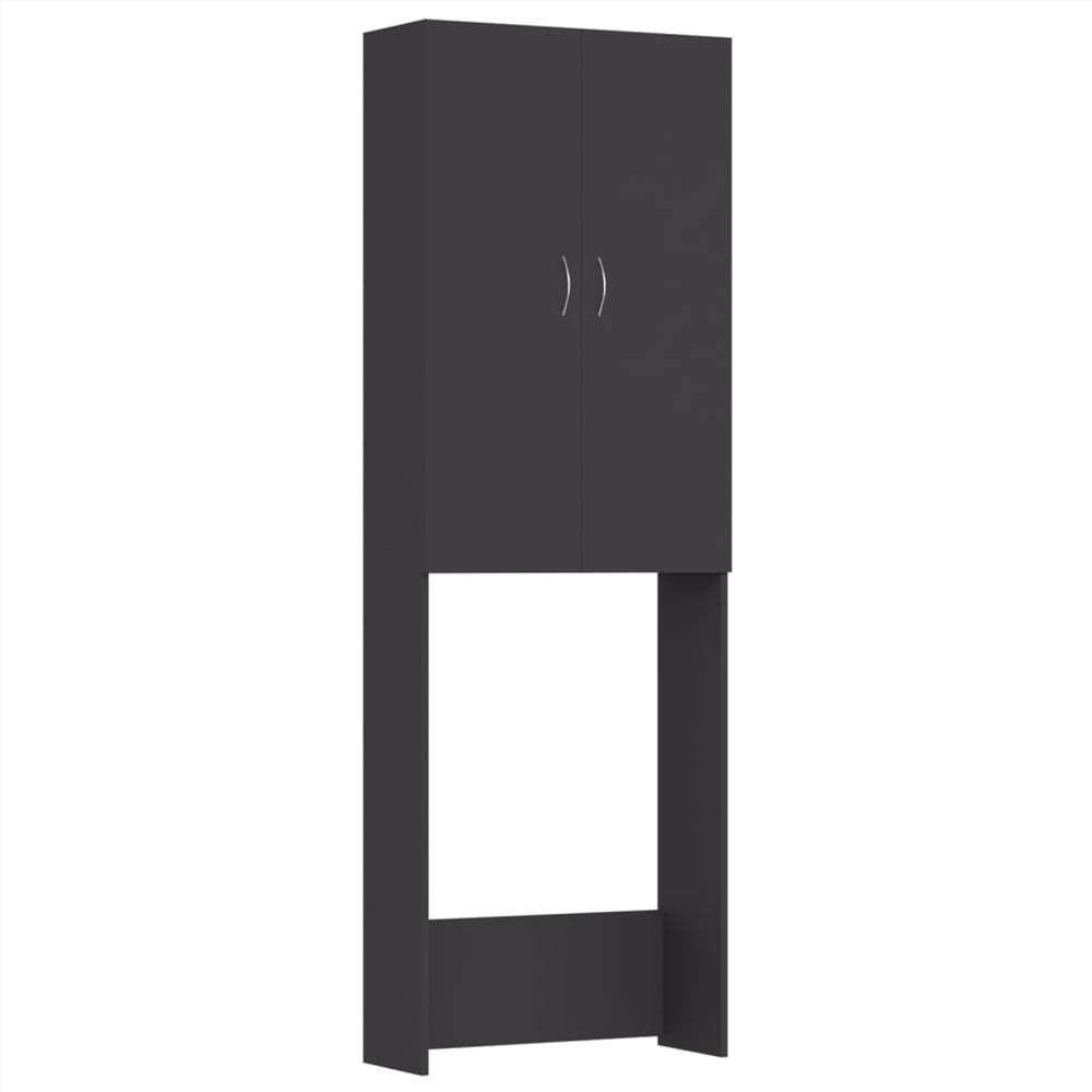 Washing Machine Cabinet Grey 64x25.5x190 cm Washing Machine Cabinet Grey 64x25.5x190 Cm -Room Washing Machine Cabinet Grey 64x25 5x190 cm 485334 1