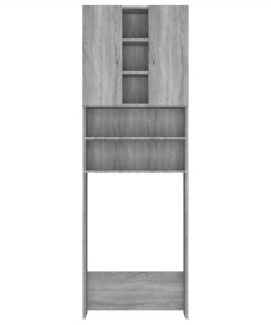 Washing Machine Cabinet Grey Sonoma 64x25.5x190 Cm 7 Washing Machine Cabinet Grey Sonoma 64x25.5x190 Cm -Room Washing Machine Cabinet Grey Sonoma 64x25 5x190 cm 513880 5