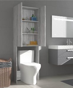 Washing Machine Cabinet Grey Sonoma 64x25.5x190 Cm 4 Washing Machine Cabinet Grey Sonoma 64x25.5x190 Cm -Room Washing Machine Cabinet Grey sonoma 64x25 5x190 cm 502742 2