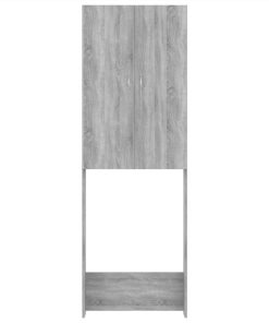 Washing Machine Cabinet Grey Sonoma 64x25.5x190 Cm 7 Washing Machine Cabinet Grey Sonoma 64x25.5x190 Cm -Room Washing Machine Cabinet Grey sonoma 64x25 5x190 cm 502742 5