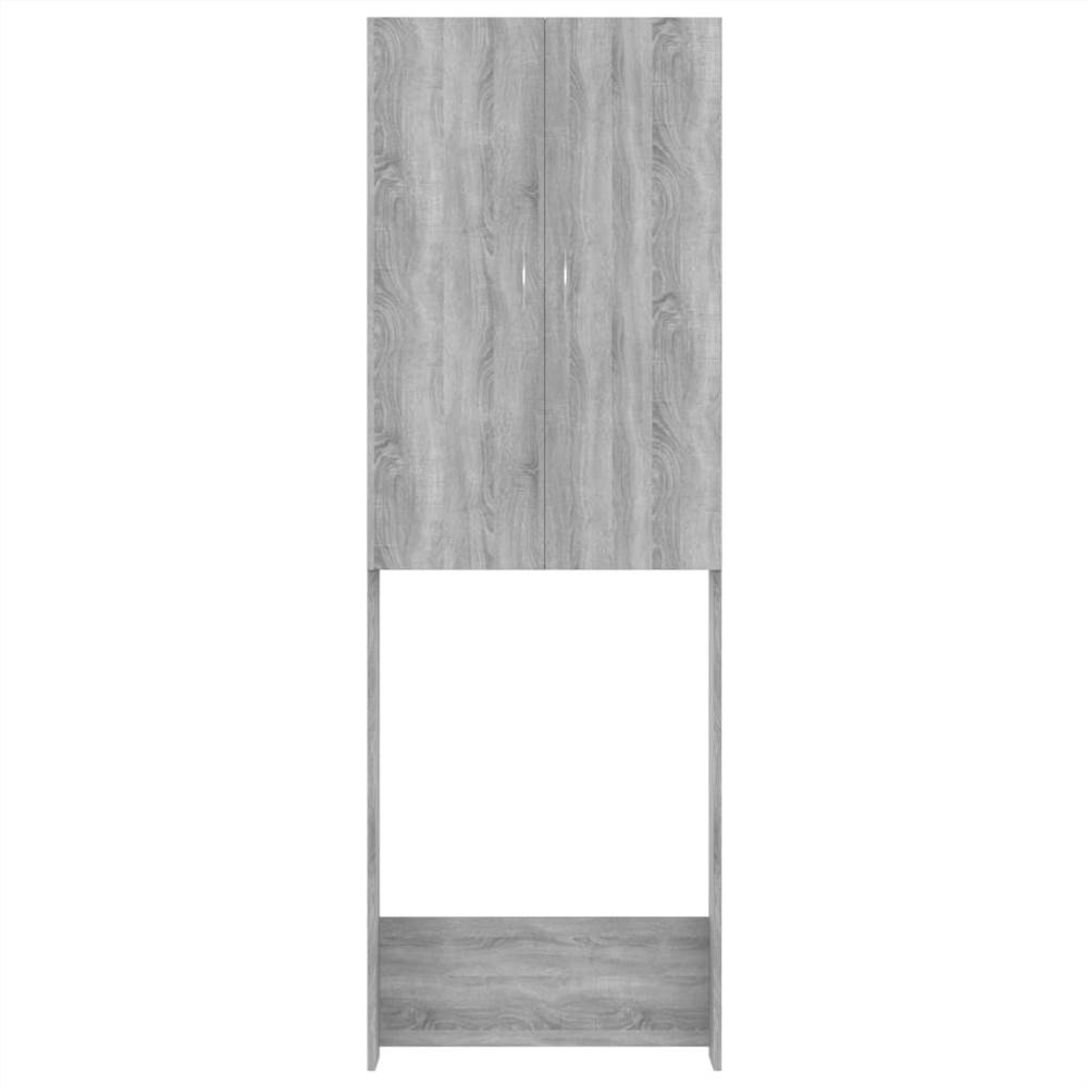 Washing Machine Cabinet Grey sonoma 64x25.5x190 cm Washing Machine Cabinet Grey Sonoma 64x25.5x190 Cm -Room Washing Machine Cabinet Grey sonoma 64x25 5x190 cm 502742 5