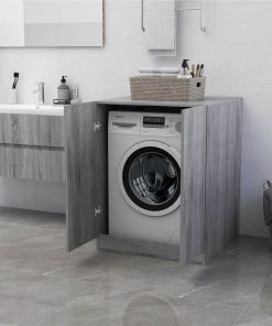 Washing Machine Cabinet Grey Sonoma 71x71.5x91.5 Cm -Room Washing Machine Cabinet Grey sonoma 71x71 5x91 5 cm 502741 2