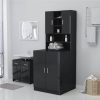 Washing Machine Cabinet High Gloss Grey 71x71.5x91.5 Cm -Room Washing Machine Cabinet High Gloss Grey 71x71 5x91 5 cm 486801 0