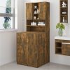 Washing Machine Cabinet Smoked Oak Engineered Wood 2 Washing Machine Cabinet Smoked Oak Engineered Wood -Room Washing Machine Cabinet Smoked Oak Engineered Wood 515324 0