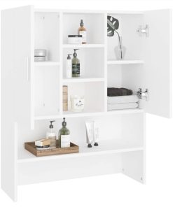 Washing Machine Cabinet White 70.5x25.5x90 Cm 4 Washing Machine Cabinet White 70.5x25.5x90 Cm -Room Washing Machine Cabinet White 70 5x25 5x90 cm 486724 2