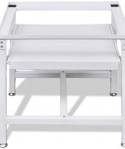 Washing Machine Pedestal With Pull-Out Shelf White 5 Washing Machine Pedestal With Pull-Out Shelf White -Room Washing Machine Pedestal with Pull Out Shelf White 428020 3