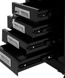 Welding Cart With 4 Drawers Black -Room Welding Cart with 4 Drawers Black 432841 3