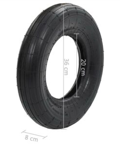 Wheelbarrow Tyre 3.50-8 4PR Rubber 6 Wheelbarrow Tyre 3.50-8 4PR Rubber -Room Wheelbarrow Tyre 3 50 8 4PR Rubber 438487 4