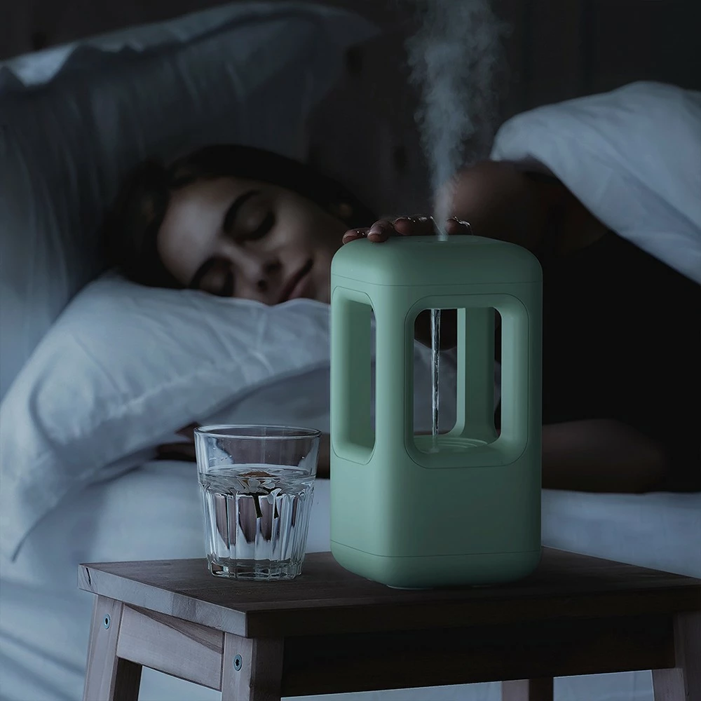 Winben Anti Gravity Levitating Water Drop Humidifier, Essential Oil Incense, 600ml Water Tank, Dual Humidification Mode, EU Plug - Green - Image 5