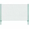 Wire Mesh Fence With Posts Steel 25x2 M Green