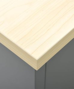 Workbench Black 160x60x85 Cm Steel -Room Workbench Black 160x60x85 cm Steel 451568 1