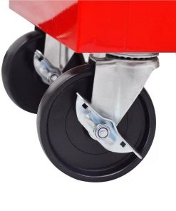 Workshop Tool Trolley 5 Drawers Red -Room Workshop Tool Trolley 5 Drawers Red 443415 5