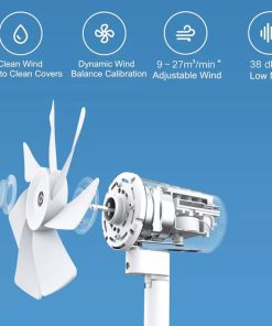 Xiaomi Mi Smart Standing Fan 2 Lite, 38W Air Cooling Pedestal Fan, Height Adjustable Summer Cooling Machine APP Control 5 Xiaomi Mi Smart Standing Fan 2 Lite, 38W Air Cooling Pedestal Fan, Height Adjustable Summer Cooling Machine APP Control -Room Xiaomi Mi Smart Standing Fan 2 Lite 501675 3