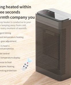 YND-1200D 1500W Desktop Mini Electric Heater, PTC Ceramic Space Heater, Remote Control, Touch Screen, 3-Gear Adjustment - EU Plug 6 YND-1200D 1500W Desktop Mini Electric Heater, PTC Ceramic Space Heater, Remote Control, Touch Screen, 3-Gear Adjustment - EU Plug -Room YND 1200D 1500W Desktop Mini Electric Heater EU Plug 512227 3