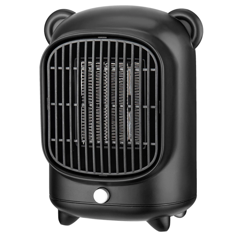 YND-500 500W Desktop Mini Electric Heater, PTC Ceramic Flame Retardant Portable Space Heater, Low Noise - UK Plug