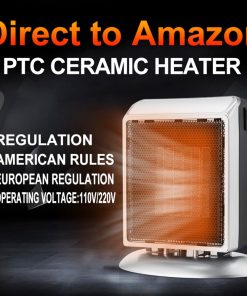 YND-900 900W Desktop Vertical Electric Heater, PTC Ceramic Flame Retardant Space Heater, 2-Gear Adjustment - EU Plug -Room YND 900 900W Desktop Vertical Electric Heater EU Plug 512223 3