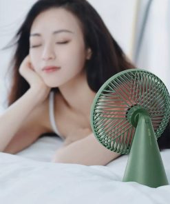 Xiaomi Youpin SOTHING Desktop Fan Super Wind Mute Circulating Air Fan 3 Speed Wind 90º Stepless Adjustment Portable Cooling Fan 4000mAh Large Battery Capacity - Green -Room YOUPIN SOTHING Desktop Fan 907551