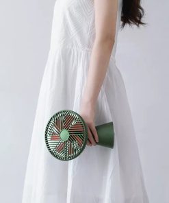 Xiaomi Youpin SOTHING Desktop Fan Super Wind Mute Circulating Air Fan 3 Speed Wind 90º Stepless Adjustment Portable Cooling Fan 4000mAh Large Battery Capacity - Green -Room YOUPIN SOTHING Desktop Fan 907553