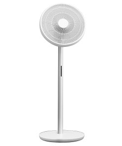 Xiaomi Smartmi Smart Floor Fan 3 DC Frequency Natural Wind Cordless Portable Rechargeable Standing Fan Lightweight Flexible Air Circulation Fan 220V 2800mAh 7 Blades Low Noise LED Display With AI Voice/Bluetooth/APP Remote Control - White