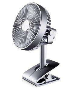 JISULIFE F7B Portable Fan For Home Office Desk Table Clip Fan 4000mAh Battery Usb Rechargeable Silent Fans Ventiladores