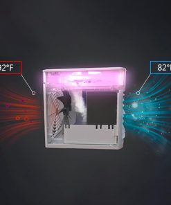 NexFan Portable Handheld Multifunctional Fast Cooling Air Conditioning Fan Purifying Air Eliminate Odor Three Modes USB Charging UV Version For Office Home - Blue -Room nexfan portable handheld multifunctional air conditioning fan black 1589591492186