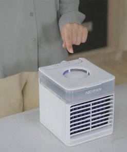NexFan Portable Handheld Multifunctional Fast Cooling Air Conditioning Fan Purifying Air Eliminate Odor Three Modes USB Charging UV Version For Office Home - White -Room nexfan portable handheld multifunctional air conditioning fan white 1588901673730