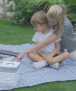 NexFan Portable Handheld Multifunctional Fast Cooling Air Conditioning Fan Purifying Air Eliminate Odor Three Modes USB Charging UV Version For Office Home - White -Room nexfan portable handheld multifunctional air conditioning fan white 1588901674480