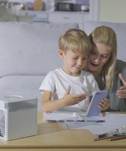 NexFan Portable Handheld Multifunctional Fast Cooling Air Conditioning Fan Purifying Air Eliminate Odor Three Modes USB Charging UV Version For Office Home - White -Room nexfan portable handheld multifunctional air conditioning fan white 1588901675144