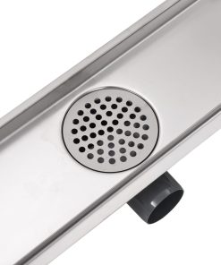 VidaXL Linear Shower Drain Line 630x140 Mm Stainless Steel 6 VidaXL Linear Shower Drain Line 630x140 Mm Stainless Steel -Room vidaXL Linear Shower Drain Line 630x140 mm Stainless Steel 427127 4