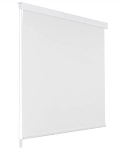 Shower Roller Blind 80x240 Cm White