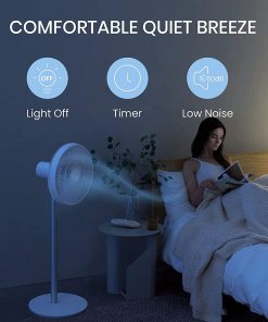 Xiaomi Smartmi Smart Floor Fan 3 DC Frequency Natural Wind Cordless Portable Rechargeable Standing Fan Lightweight Flexible Air Circulation Fan 220V 2800mAh 7 Blades Low Noise LED Display With AI Voice/Bluetooth/APP Remote Control - White 7 Xiaomi Smartmi Smart Floor Fan 3 DC Frequency Natural Wind Cordless Portable Rechargeable Standing Fan Lightweight Flexible Air Circulation Fan 220V 2800mAh 7 Blades Low Noise LED Display With AI Voice/Bluetooth/APP Remote Control - White -Room xiaomi smartmi smart floor fan 3 dc frequency natural wind white 1626260419142