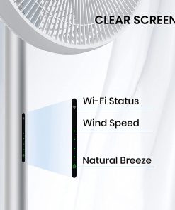 Xiaomi Smartmi Smart Floor Fan 3 DC Frequency Natural Wind Cordless Portable Rechargeable Standing Fan Lightweight Flexible Air Circulation Fan 220V 2800mAh 7 Blades Low Noise LED Display With AI Voice/Bluetooth/APP Remote Control - White 5 Xiaomi Smartmi Smart Floor Fan 3 DC Frequency Natural Wind Cordless Portable Rechargeable Standing Fan Lightweight Flexible Air Circulation Fan 220V 2800mAh 7 Blades Low Noise LED Display With AI Voice/Bluetooth/APP Remote Control - White -Room xiaomi smartmi smart floor fan 3 dc frequency natural wind white 1626260421126